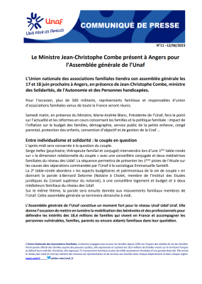 Assemblée Générale de l'Unaf