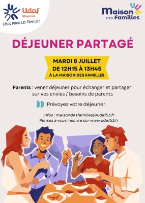 Déjeuner partagé Maison des familles